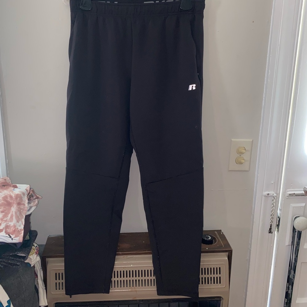 Size L (36-38) black mens Russel joggers